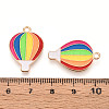 Rainbow Color Pride Alloy Enamel Pendants ENAM-K067-11-3