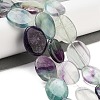 Natural Fluorite Beads Strands G-Z061-C10-07-2