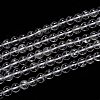 Natural Quartz Crystal Beads Strands G-H236-05A-6mm-1