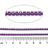Iron Rhinestone Glass Cup Chain CH-U001-01N-3