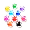 Transparent Acrylic European Beads TACR-P009-C01-1