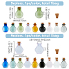 2 Sets 2 Styles Mini Glass Bottle GLAA-BC0001-31-2