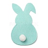 Easter Bunny Felt Cutlery Holder AJEW-Z022-01B-1