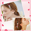 42Pcs 7 Styles Iron & Enamel Snap Hair Clips PHAR-SC0001-003-4