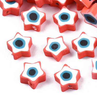 Handmade Polymer Clay Beads CLAY-T019-09G-1