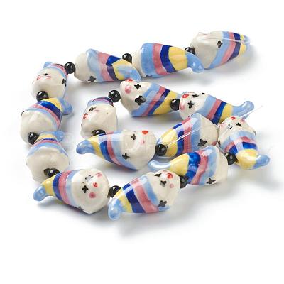 Handmade Porcelain Beads PORC-G006-17-1