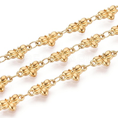 5M 304 Stainless Steel Insects Link Chains CHS-T071-45G-1