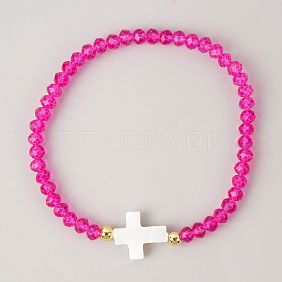 Bohemian Glass Beads Stretch Bracelets KO2121-2-1