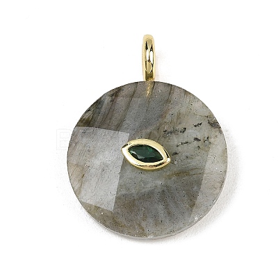 Natural & Synthetic Gemstone Faceted Pendants G-A287-02G-M-1
