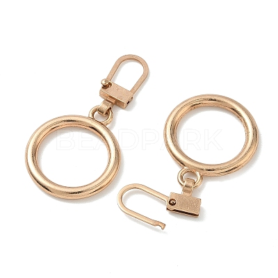 Alloy Zipper Puller FIND-WH0098-07G-1