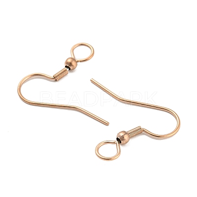 304 Stainless Steel Earring Hooks STAS-B047-30RG-1
