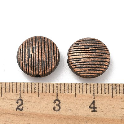 Tibetan Style Alloy Beads TIBE-P003-48R-1