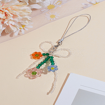 1Pc Plastic Beads Mobile Straps HJEW-LP0001-34A-1