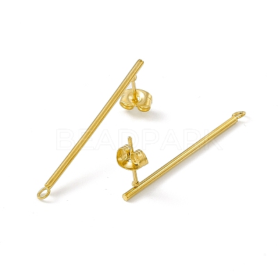 Ion Plating(IP) 304 Stainless Steel Stud Earrings Finding STAS-C061-12G-1