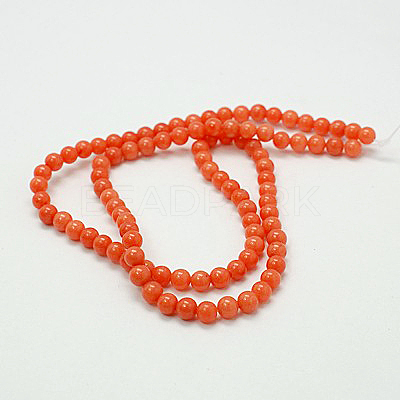 Natural Mashan Jade Round Beads Strands X-G-D263-4mm-XS21-1