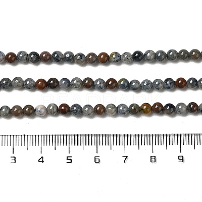 Natural Dumortierite Quartz Beads Strands G-H298-A06-01-1