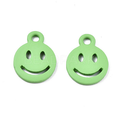 Spray Painted Alloy Charms X-PALLOY-T075-121A-RS-1
