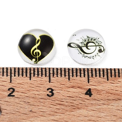 Glass Cabochons GLAA-XCP0001-35-1
