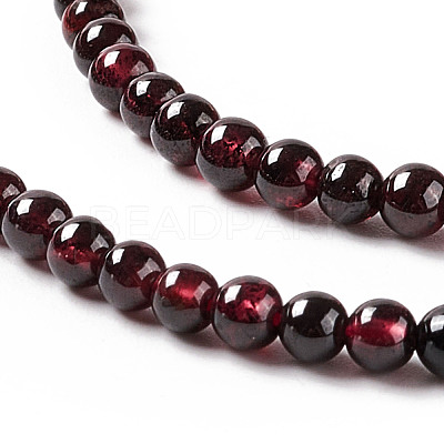 Natural Garnet Beads Strands G-F717-14-1