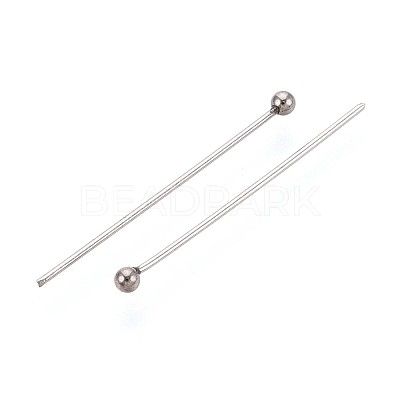 304 Stainless Steel Head Pins STAS-T065-25mm-20P-1