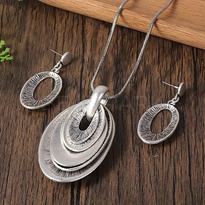 Zinc Alloy Jewelry Sets FS-WG7330E-01-1