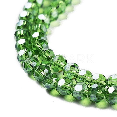 Electroplate Transparent Glass Beads Strands EGLA-A035-T3mm-A11-1