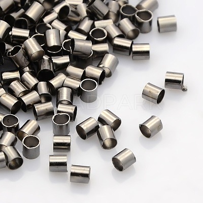Brass Crimp Beads X-KK-L017-B-1