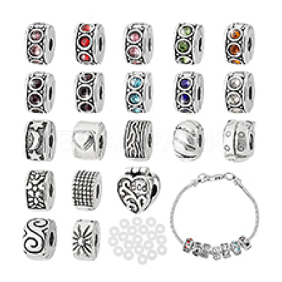 Alloy European Style Clasps PDLC-PH0001-01-1