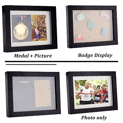 Natural Wood Photo Frames DJEW-WH0038-73A-1