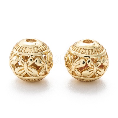 Alloy Hollow Beads PALLOY-P238-15G-RS-1