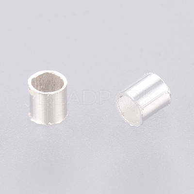 1700pcs 1.5mm Brass Tube Crimp End Beads X-E001-S-1