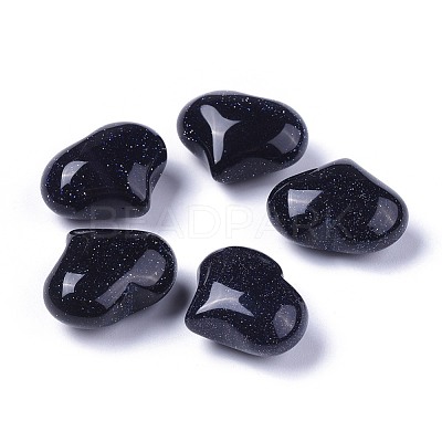 Synthetic Blue Goldstone Beads G-F659-A39-1