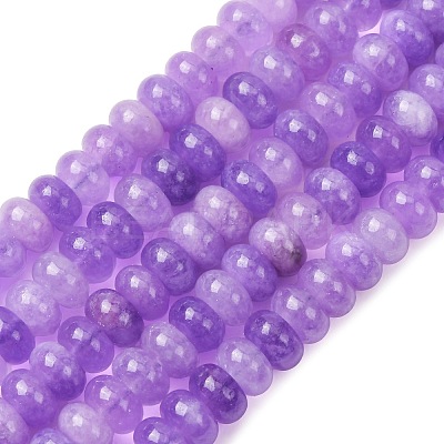 Natural White Jade Beads Strands X-G-E507-01-11-1