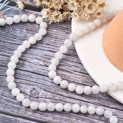 Natural Rainbow Moonstone Beads Strands X-G-C068-6mm-1-1
