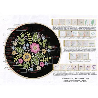 Embroidery Kit DIY-M026-03-1