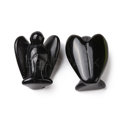 Natural Obsidian Angel Decor Healing Stones G-G864-01A-02-1