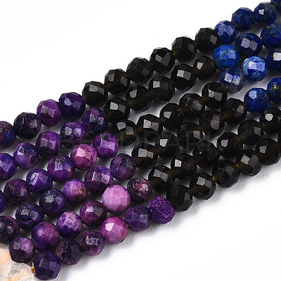 Natural Mixed Gemstone Beads Strands G-D080-A01-02-17-1