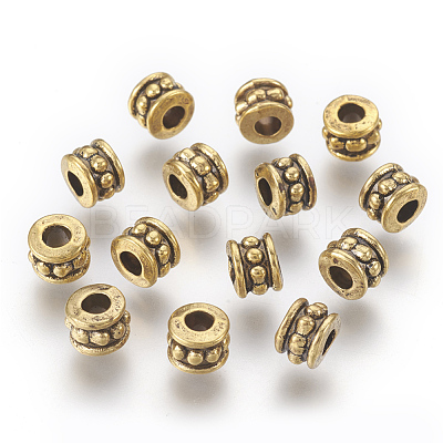 Tibetan Style Alloy Beads X-GLF0031Y-1