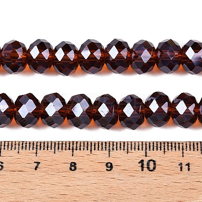 Electroplate Glass Beads Strands EGLA-A034-T8mm-A36-1