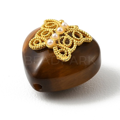 Natural Tiger Eye Beads KK-D262-02G-1