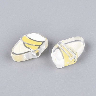 Transparent Acrylic Beads ACRC-T013-06-1