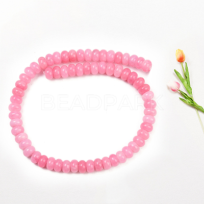 2 Strands Dyed Natural White Jade Beads Strands G-PA0001-23C-1
