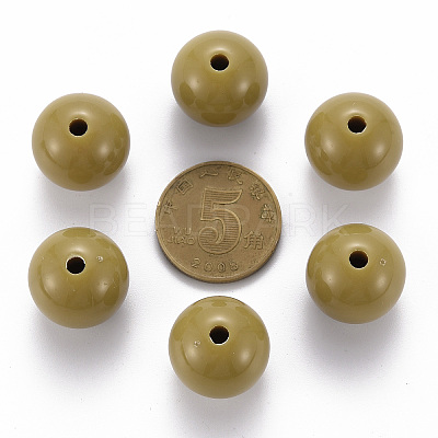 Opaque Acrylic Beads MACR-S370-C16mm-29-1