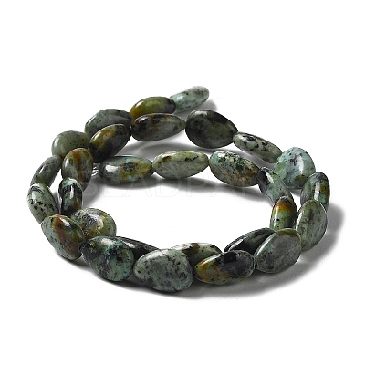 Natural African Turquoise(Jasper) Beads Strands G-L585-F01-01-1