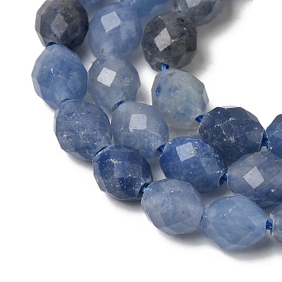 Natural Blue Aventurine Beads Strands G-K376-F13-01-1