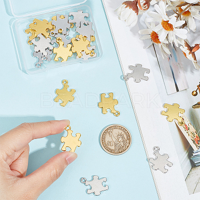 20Pcs 2 Colors Alloy Pendants FIND-UN0003-28-1