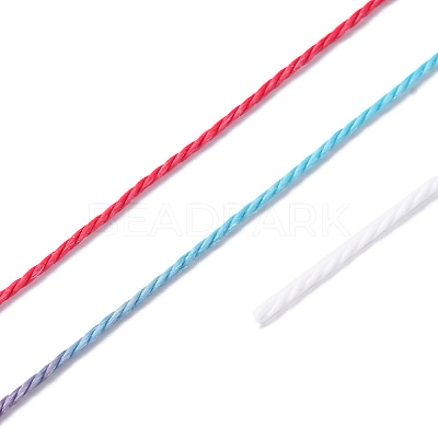 Segment Dyed Waxed Polyester Cord YC-C003-02C-1