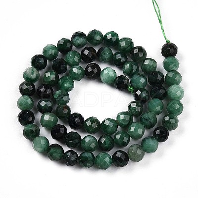 Natural Fuchsite Beads Strands G-T140-20A-1