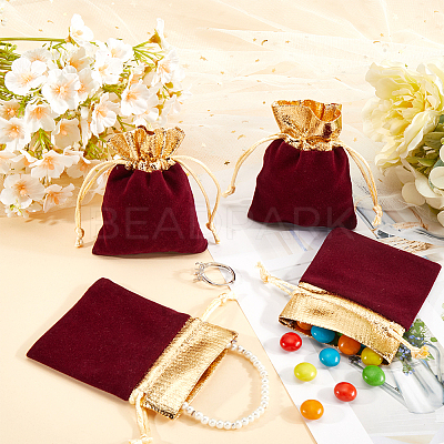 Rectangle Velvet Jewelry Pouches Bags TP-BBC0001-09A-02-1