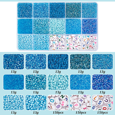DIY Beads Jewelry Making Finding Kit SEED-PH0001-77A-1